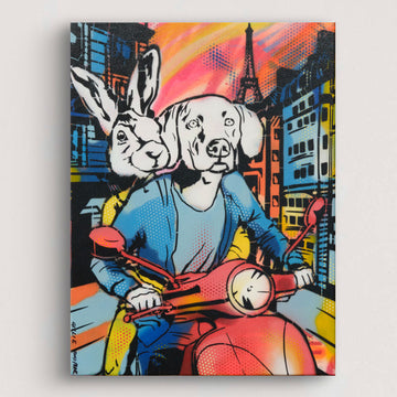 Paris is Go, Go, Go (Original Painting)