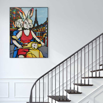 Paris is the Lovers City (Original Painting)