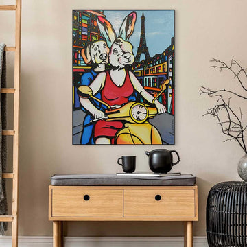 Paris is the Lovers City (Original Painting)