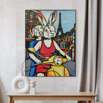 Paris is the Lovers City (Original Painting)