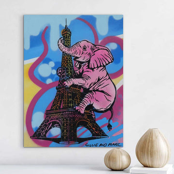 Pink Elephant (Original Painting)