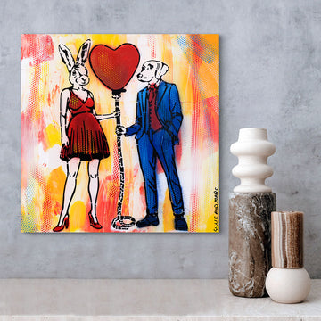 Red Balloon Power (Original Painting)