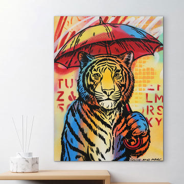 Raining Tigers (Original Painting)