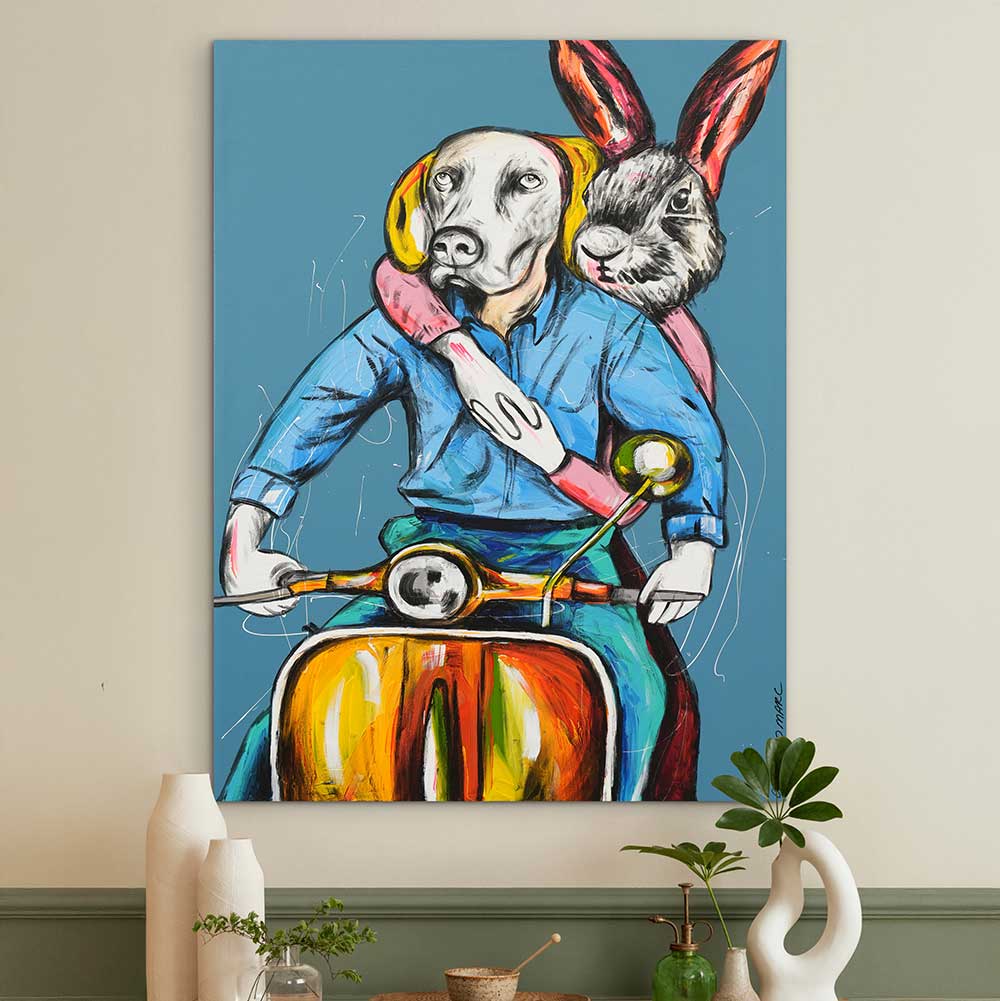 Ready to Ride Again (Original Painting) – Gillie and Marc®