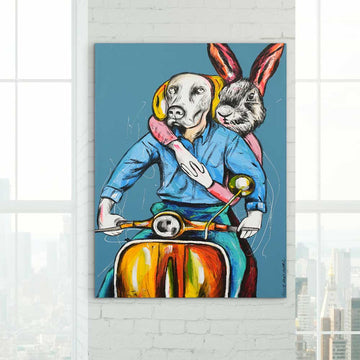 Ready to Ride Again (Original Painting)