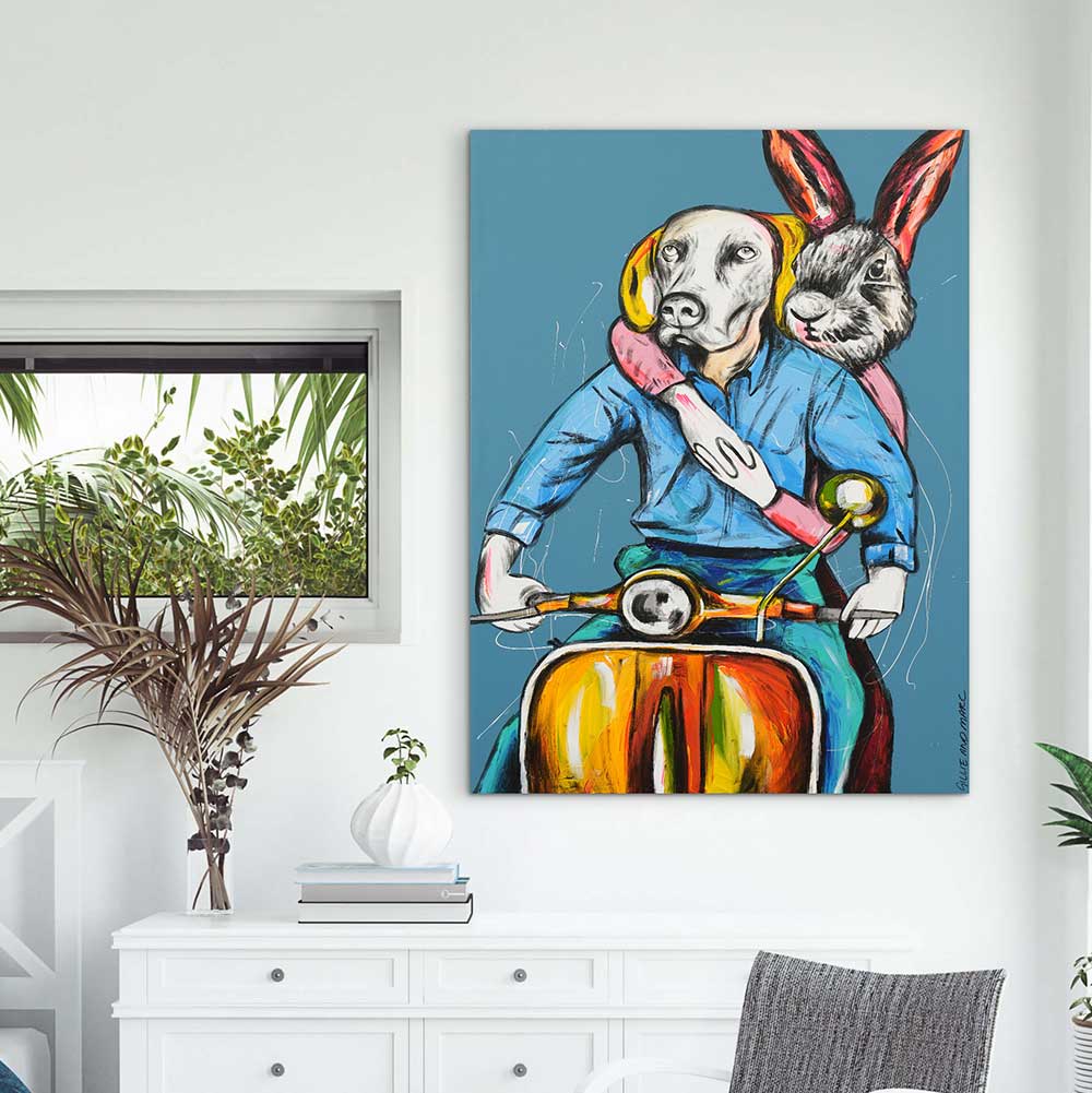 Ready to Ride Again (Original Painting) – Gillie and Marc®