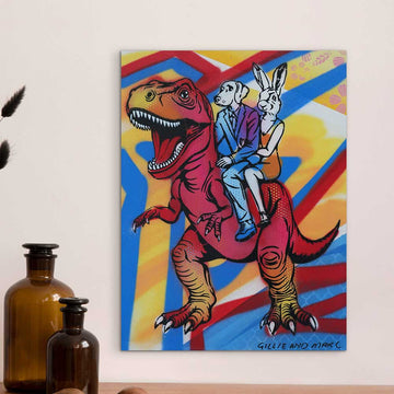 Red Rex (Original Painting)