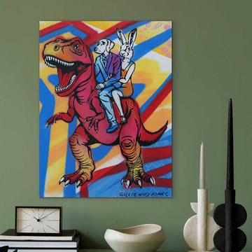 Red Rex (Original Painting)