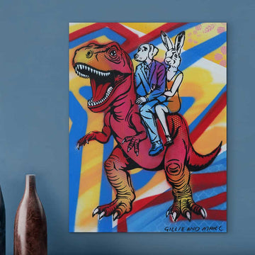 Red Rex (Original Painting)