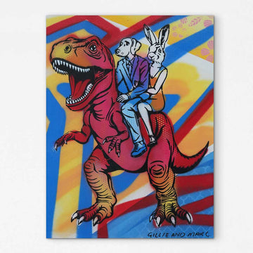 Red Rex (Original Painting)