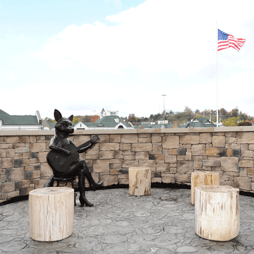 Red Tail Fox: Songs from the Land of the Blue Smoke (Bronze Sculpture)