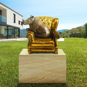 Rhino takes a seat
