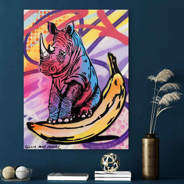 Rhinos Must Live Forever (Original Painting)