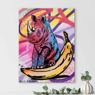 Rhinos Must Live Forever (Original Painting)
