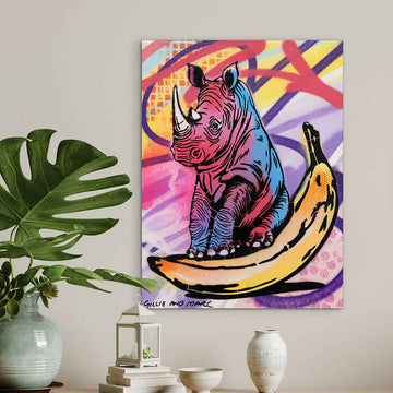 Rhinos Must Live Forever (Original Painting)