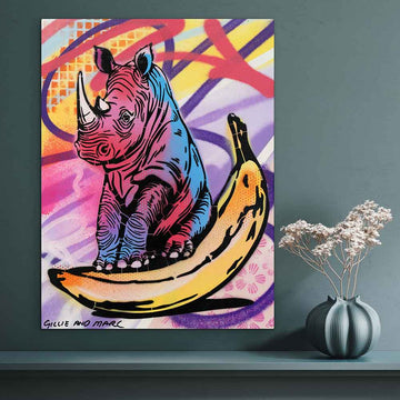 Rhinos Must Live Forever (Original Painting)