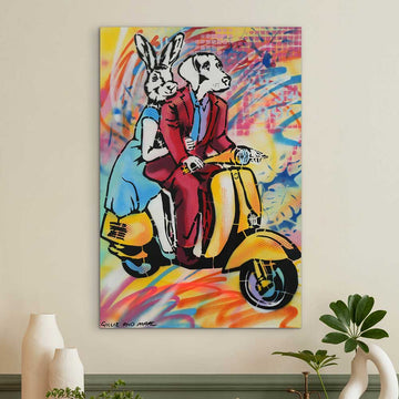 Ride Like You Love It (Original Painting)