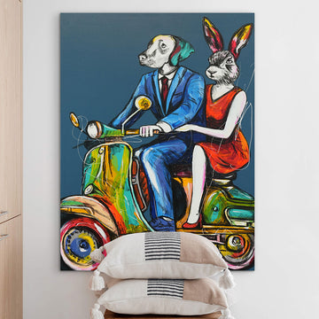 Ride Like The Wind (Original Painting)