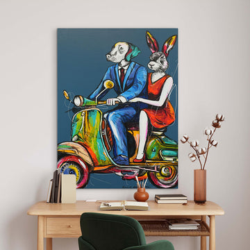 Ride Like The Wind (Original Painting)