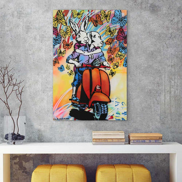 Ride Like The Wind (Original Painting)