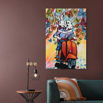 Ride Like The Wind (Original Painting)