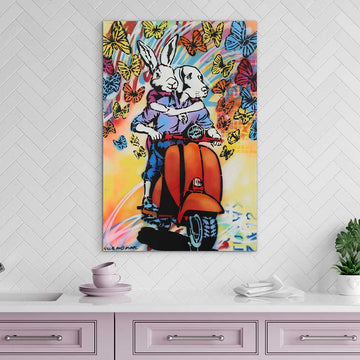 Ride Like The Wind (Original Painting)