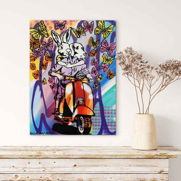 Riding Through Life Side by Side (Original Painting)
