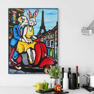 Romance Was In The Air (Original Painting)