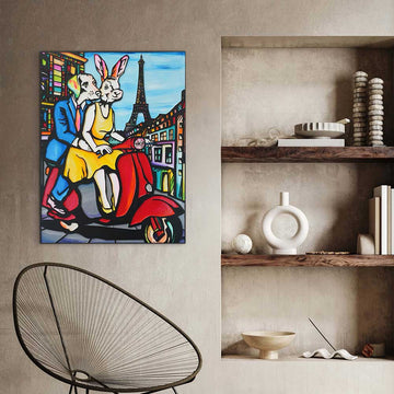 Romance Was In The Air (Original Painting)