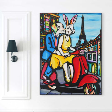 Romance Was In The Air (Original Painting)