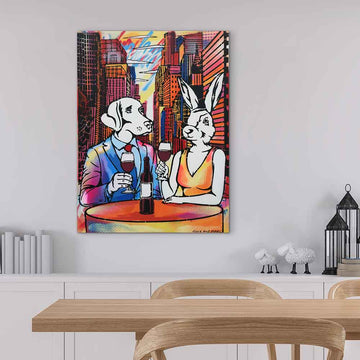 Romance in the Big City (Original Painting)