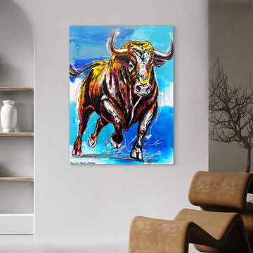 Running With the Strength of a Thousand Storms (Original Painting)
