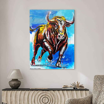 Running With the Strength of a Thousand Storms (Original Painting)