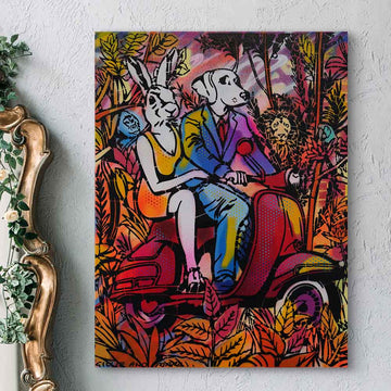 Saturday Night in the Jungle (Original Painting)