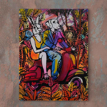 Saturday Night in the Jungle (Original Painting)