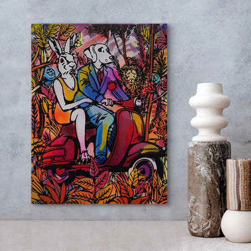 Saturday Night in the Jungle (Original Painting)