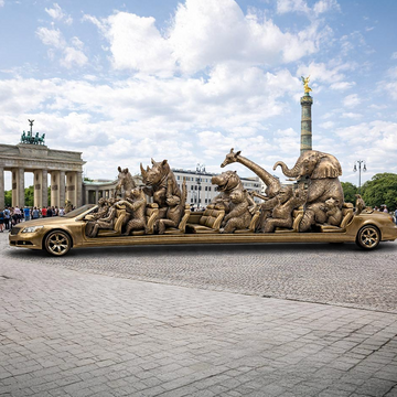 The Wild World Limo (Bronze Sculpture)