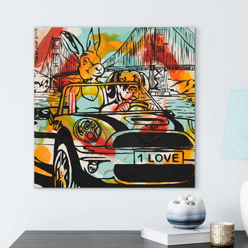 Speeding Was Fun (Original Painting)