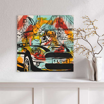Speeding Was Fun (Original Painting)