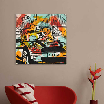 Speeding Was Fun (Original Painting)