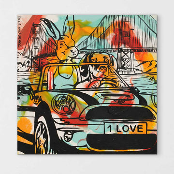 Speeding Was Fun (Original Painting)