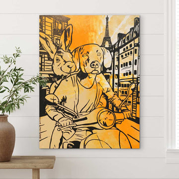 Sunset Ride (Original Painting)