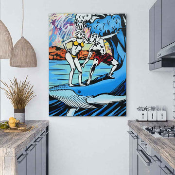 Surf It Baby (Original Painting)