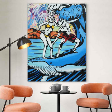 Surf It Baby (Original Painting)