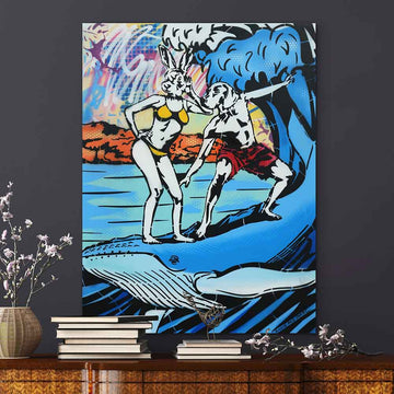 Surf It Baby (Original Painting)