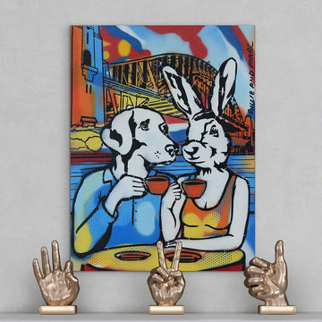 Sydney Coffee Drinkers (Original Painting)