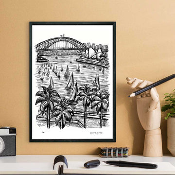 Sydney, My City (Giclee Canvas Print)