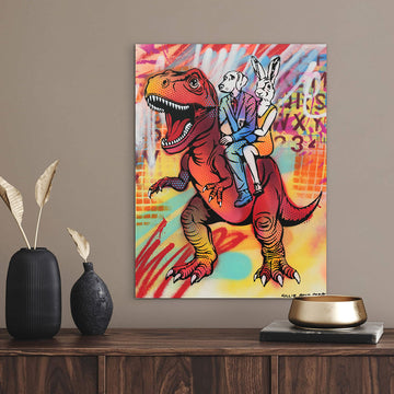 T-Rex is Back (Original Painting)