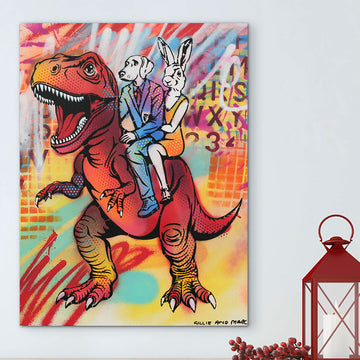 T-Rex is Back (Original Painting)