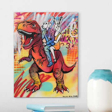 T-Rex is Back (Original Painting)